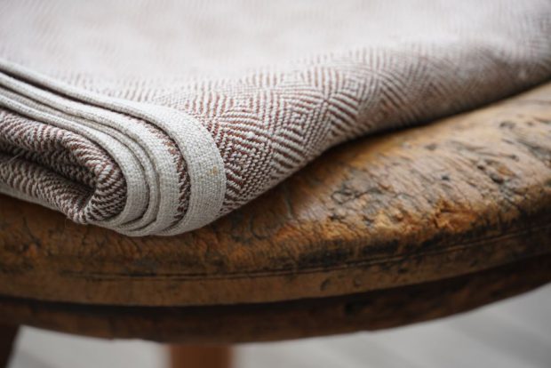 Badetuch aus Leinen - Handgemacht in Südtirol