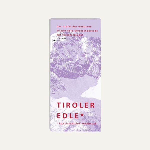 Tiroler Edle „Innsbruck Edition“ Nougat, 50g