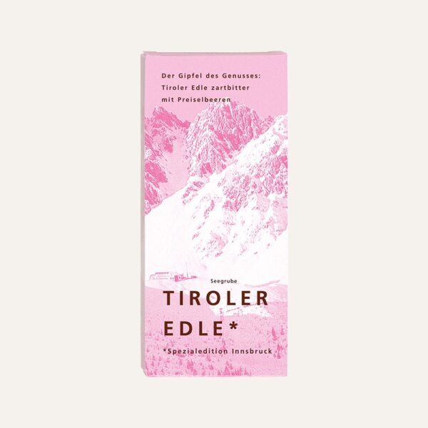 Tiroler Edle „Innsbruck Edition“ Preiselbeere, 50g
