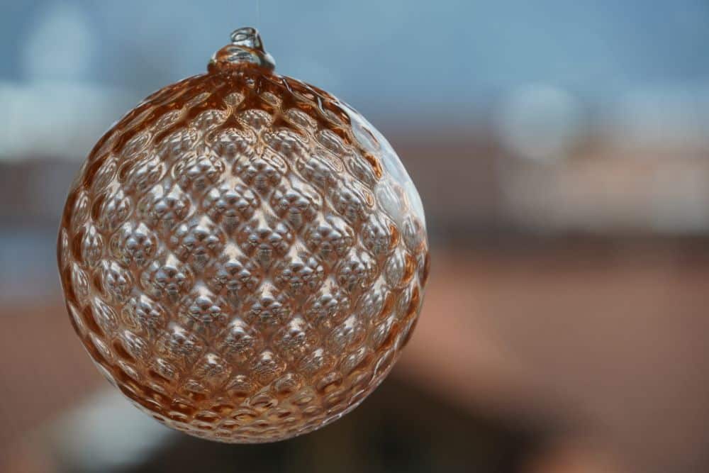 Glaskugel mundgeblasen
