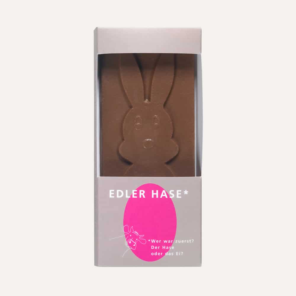 EDLER HASE Milchschokolade, 50g