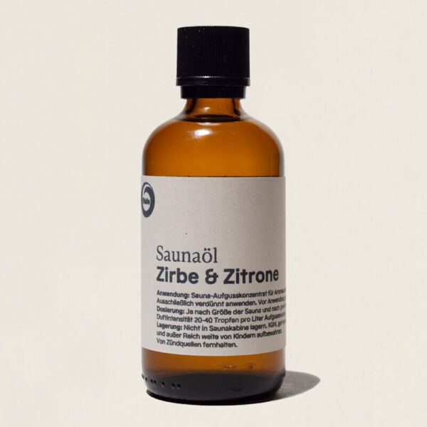 Saunaöl Zirbe & Zitrone, 100 ml