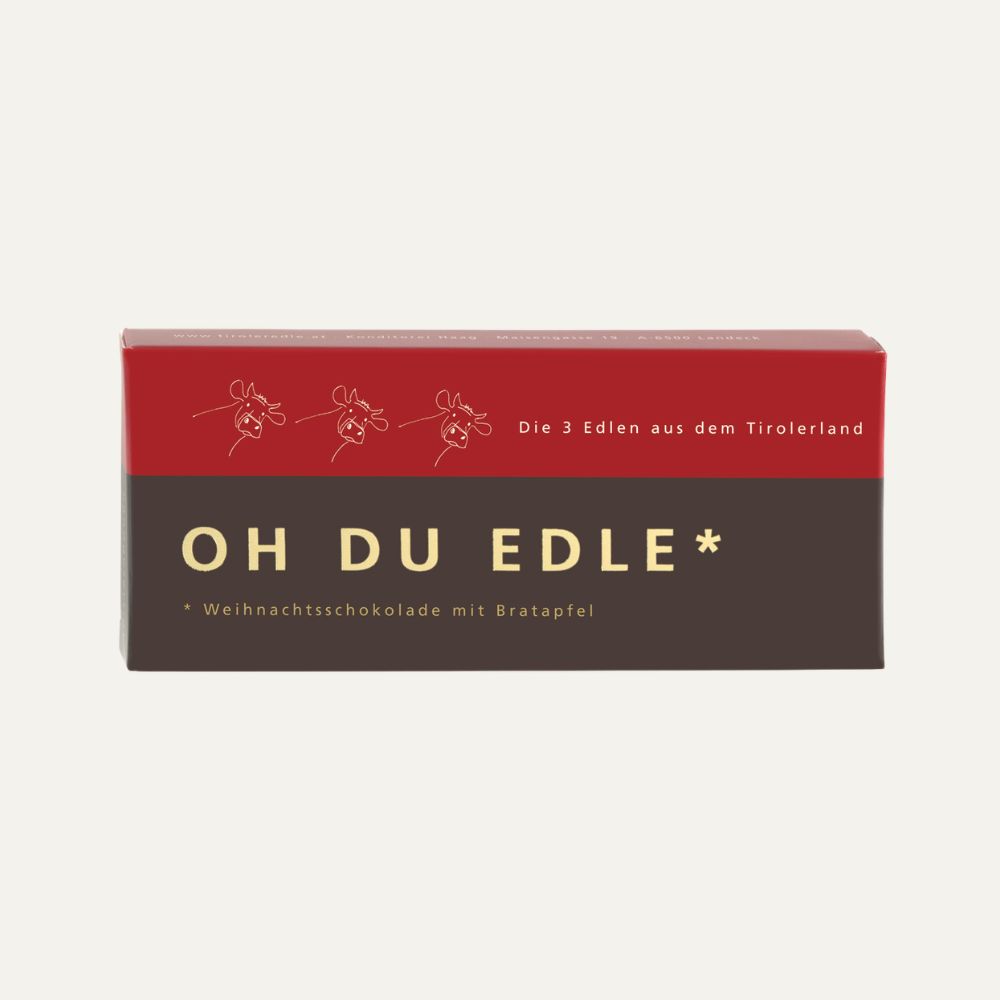 Oh DU EDLE Weihnachtsschokolade Bratapfel